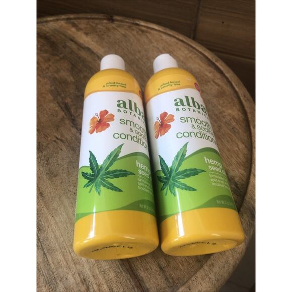 (2) ALBA BOTANICA Sativa Seed Oil Smooth & Soothe Conditioner, 12 oz - Picture 5 of 6
